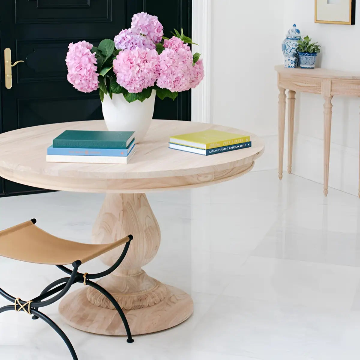 55’’ Charlotte Pedestal Table - Ave Home