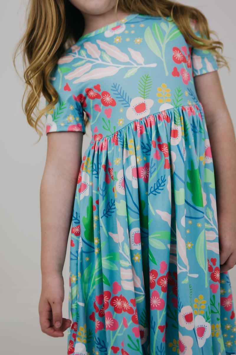 Spring Breeze S/S Pocket Twirl Dress