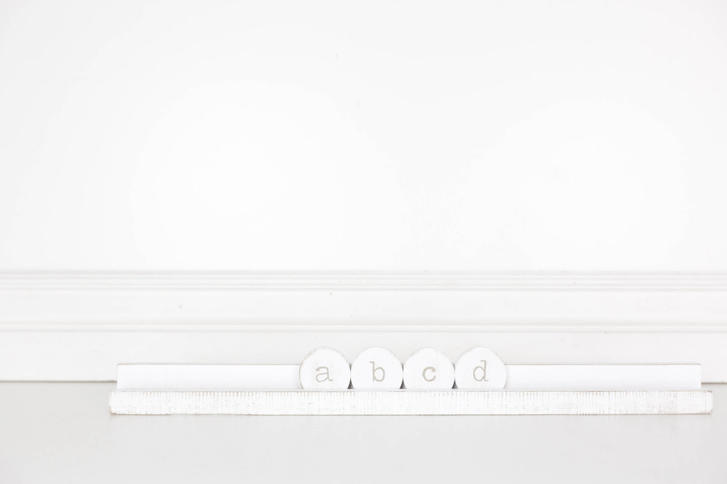 White Wood Letter Board Ledgie 20"