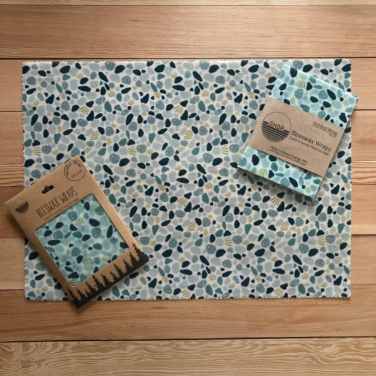 Hotdish Beeswax Wrap - Pebbles