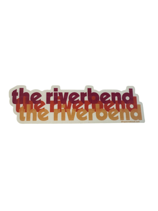 Riverbend Retro Sticker