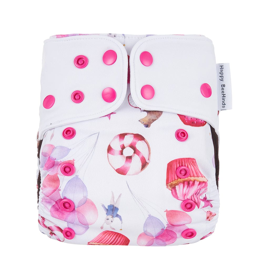 Pañal de bolsillo Perfect Fit de Happy BeeHinds - Estampados