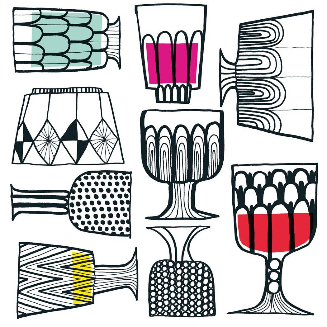 Marimekko Servilletas de Papel para Cóctel Pack de 20 Marimekko