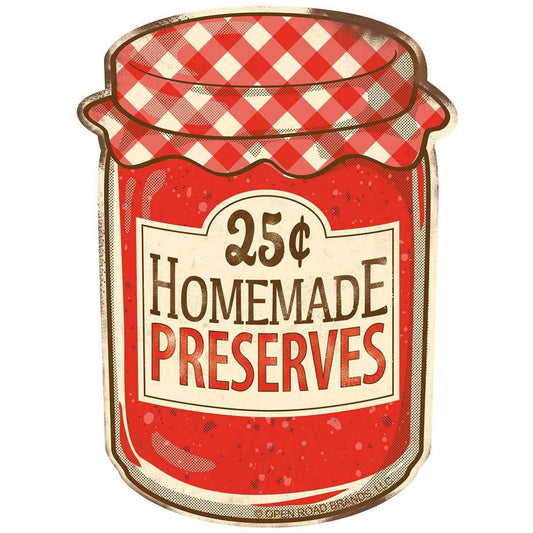 Homemade Preserves 25c Large Vinyl Sticker