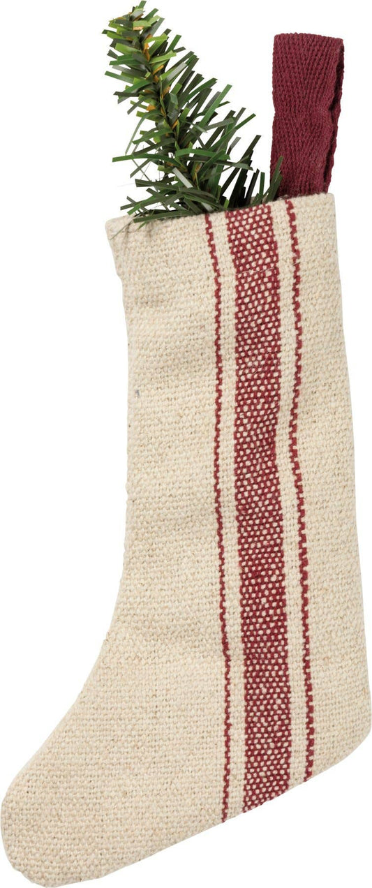 Striped Small Christmas Stocking