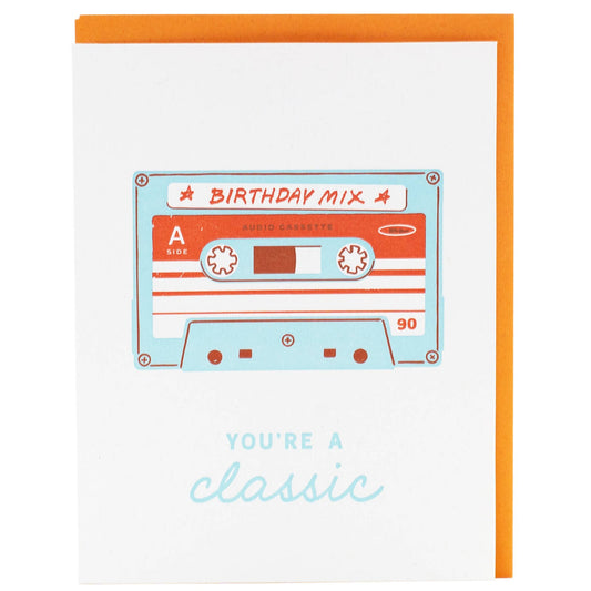 Birthday Card - Cassette Tape