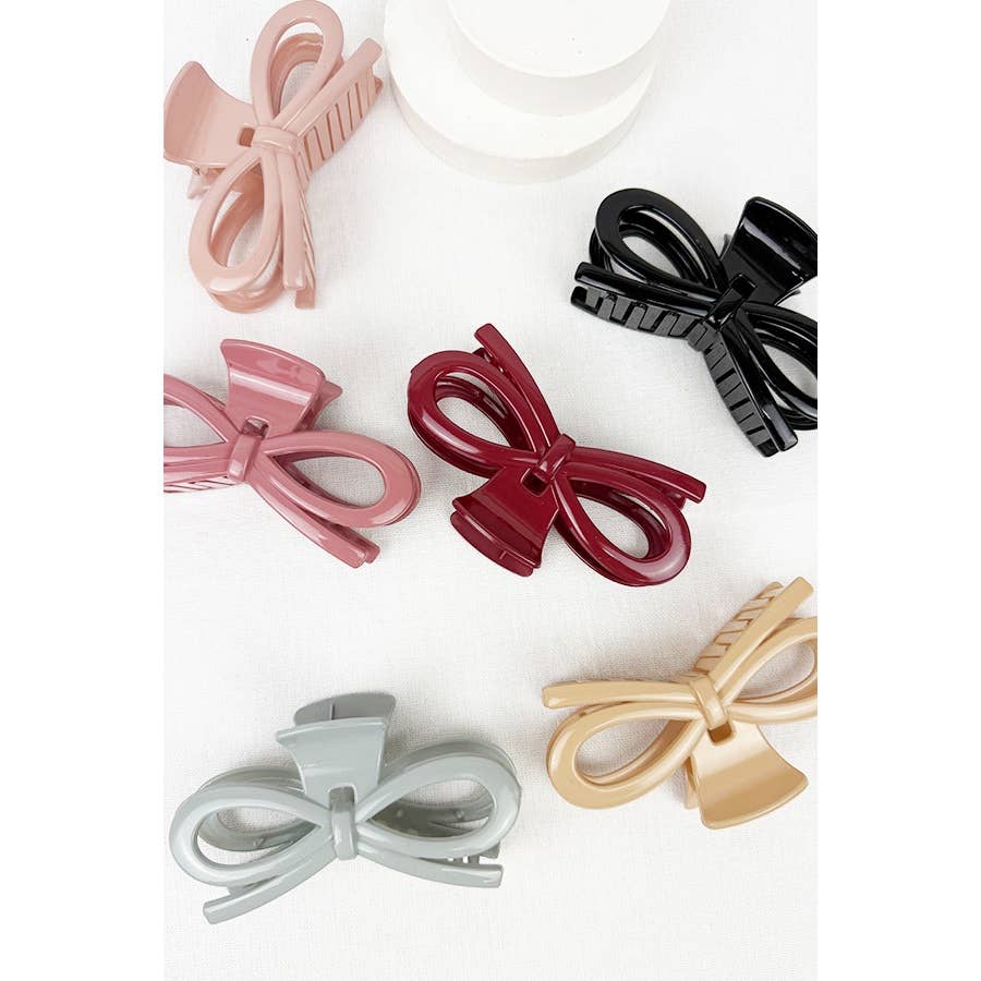 Knotted Bow Hair Claw Clip - Love and Repeat