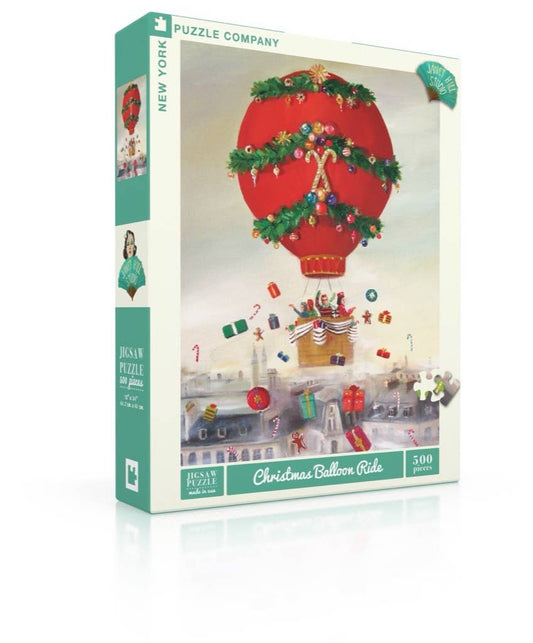 Jigsaw Puzzle - Christmas Balloon Ride - Janet Hill - 500 Piece