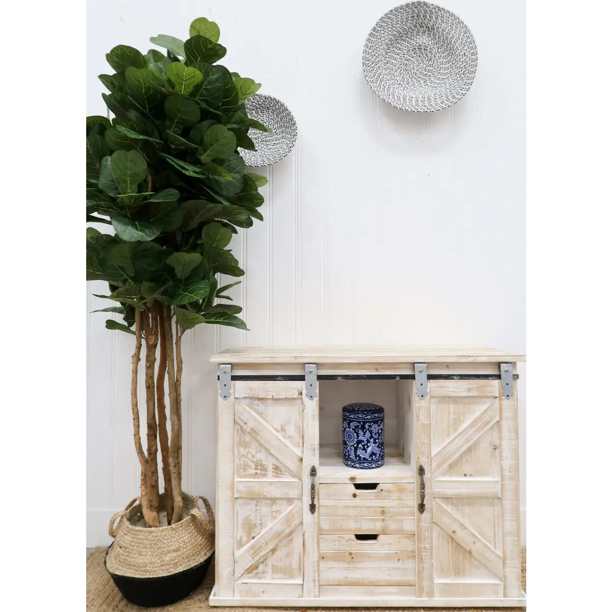 6’ Artificial Fiddle Leaf Fig Tree - Nearly Natural