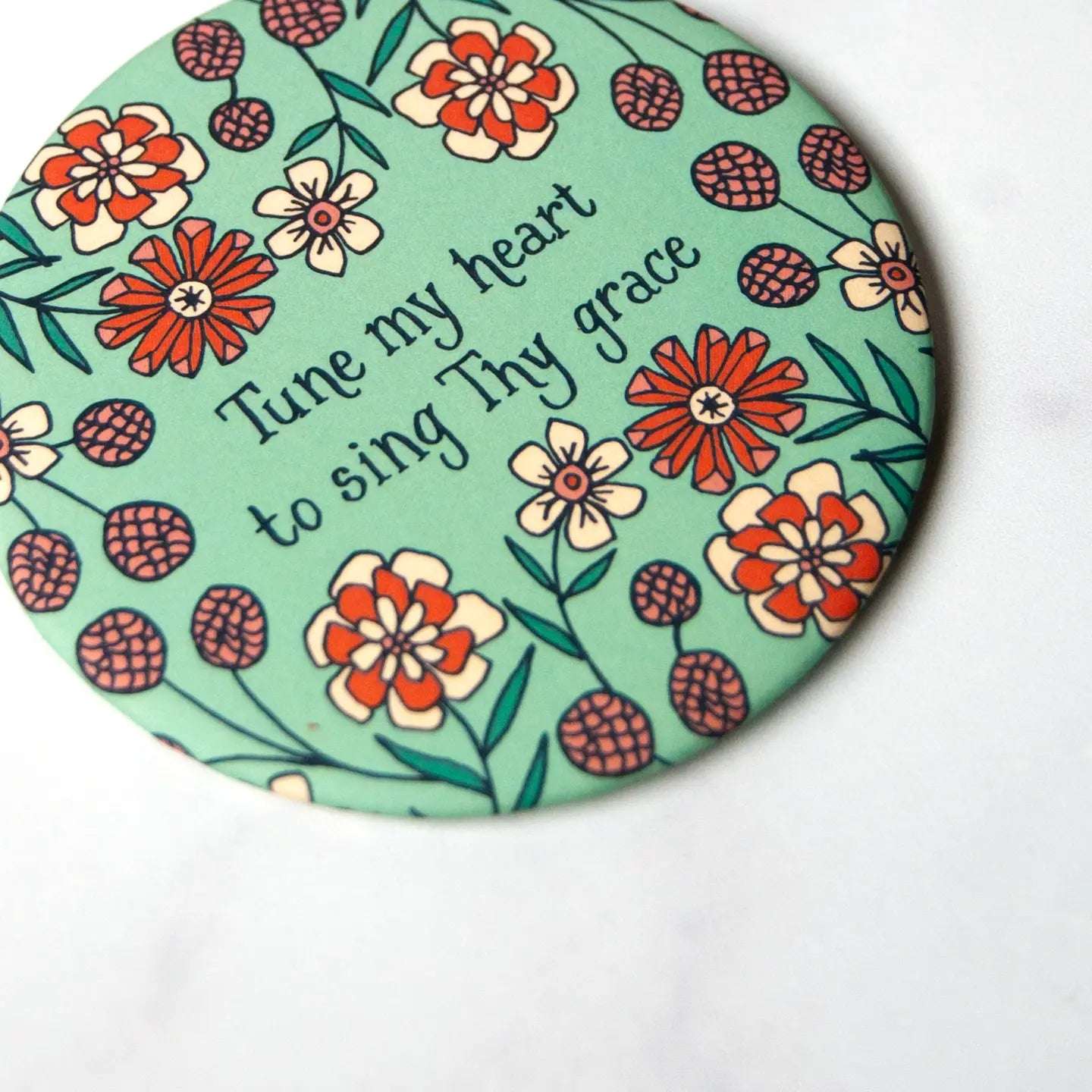 Tune My Heart Round Magnet