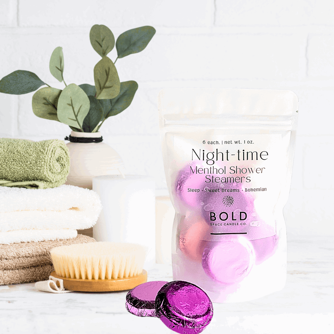 Shower Steamers – Night Time Collection - 6 pack 3 scents - Bold Space Candle Co.
