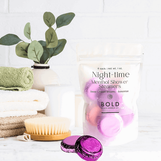 Shower Steamers – Night Time Collection - 6 pack 3 scents - Bold Space Candle Co.