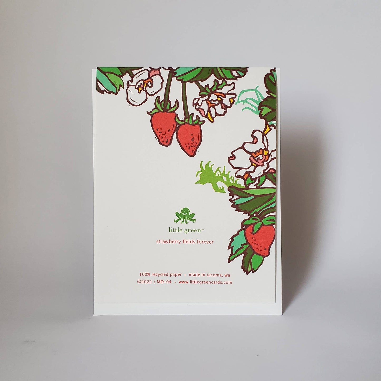 Congratulations New Mom Strawberry Picking Greeting Card