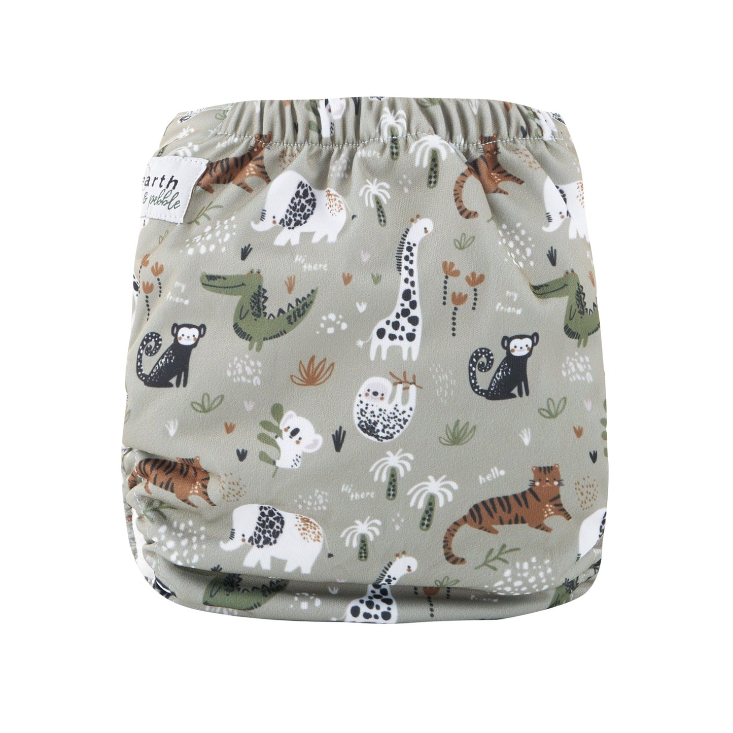 Earth & Pebble Size Up Pocket Diaper - Into The Wild Collection