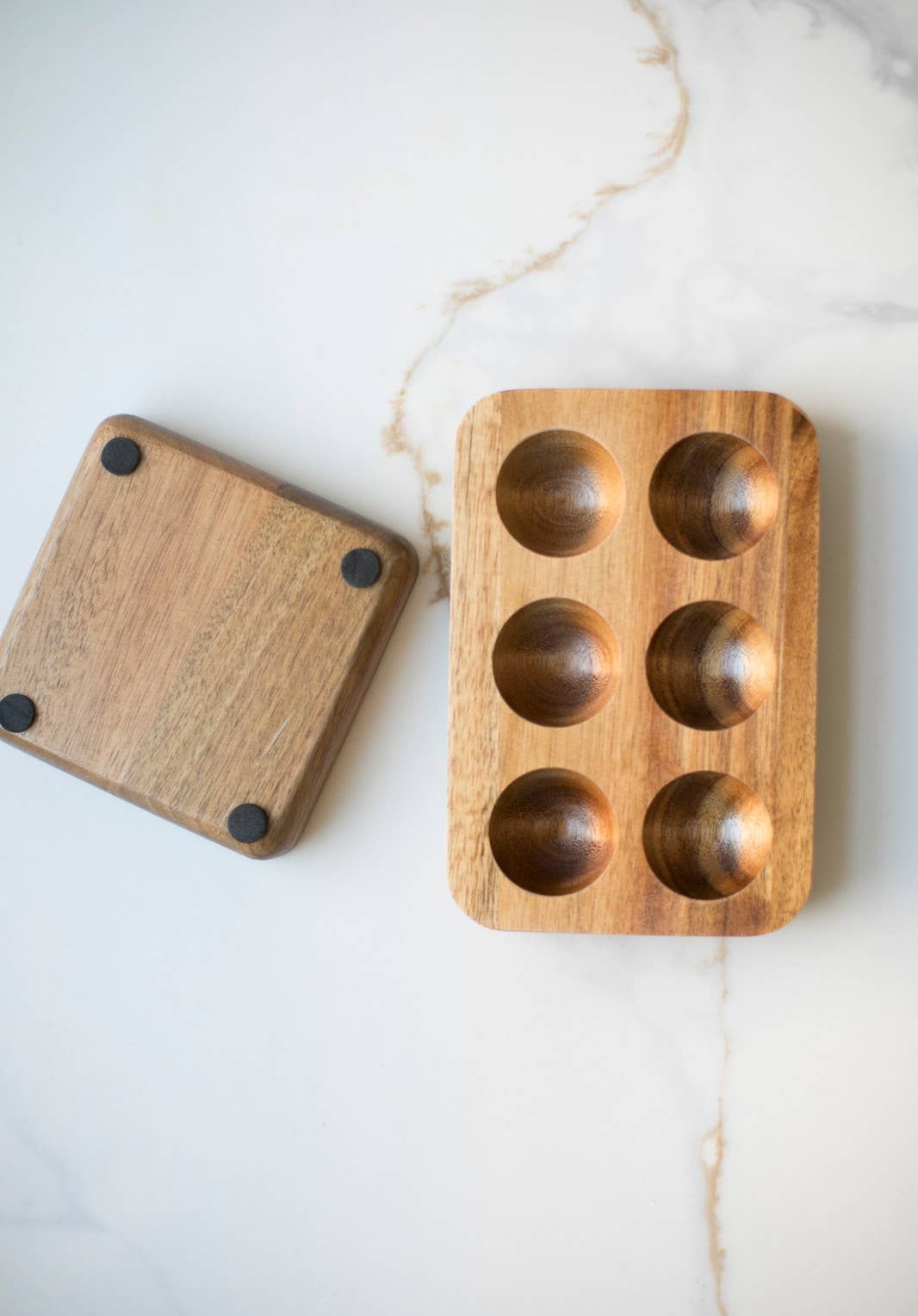 Wooden Egg Holder - 10 holes - Fodory