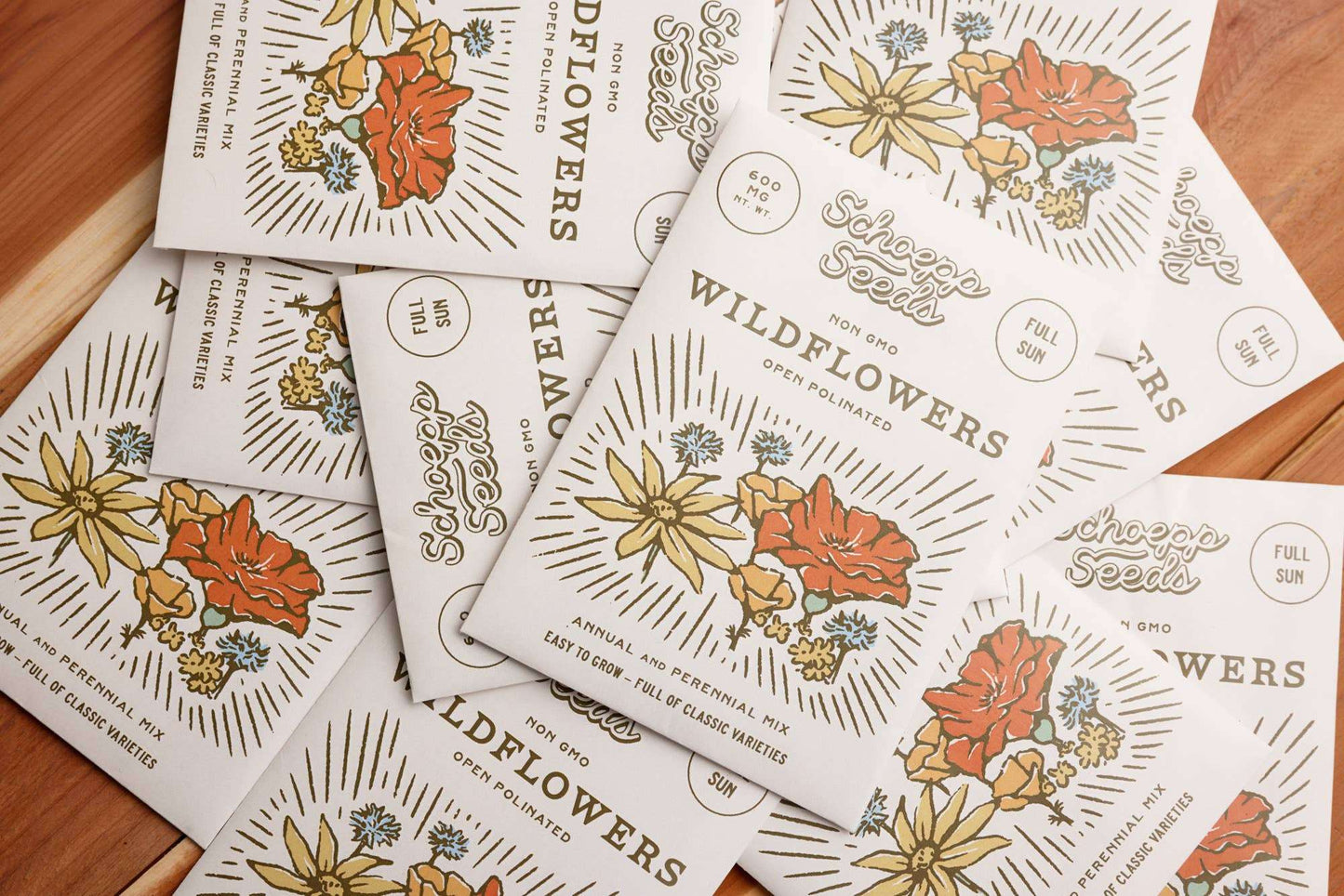 Vegetable and Flower Garden Seeds in Packets - Organic Heirloom - SCHOEPP SEEDS