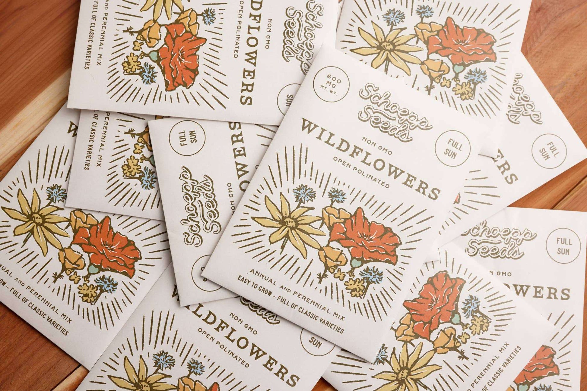 Vegetable and Flower Garden Seeds in Packets - Organic Heirloom - SCHOEPP SEEDS