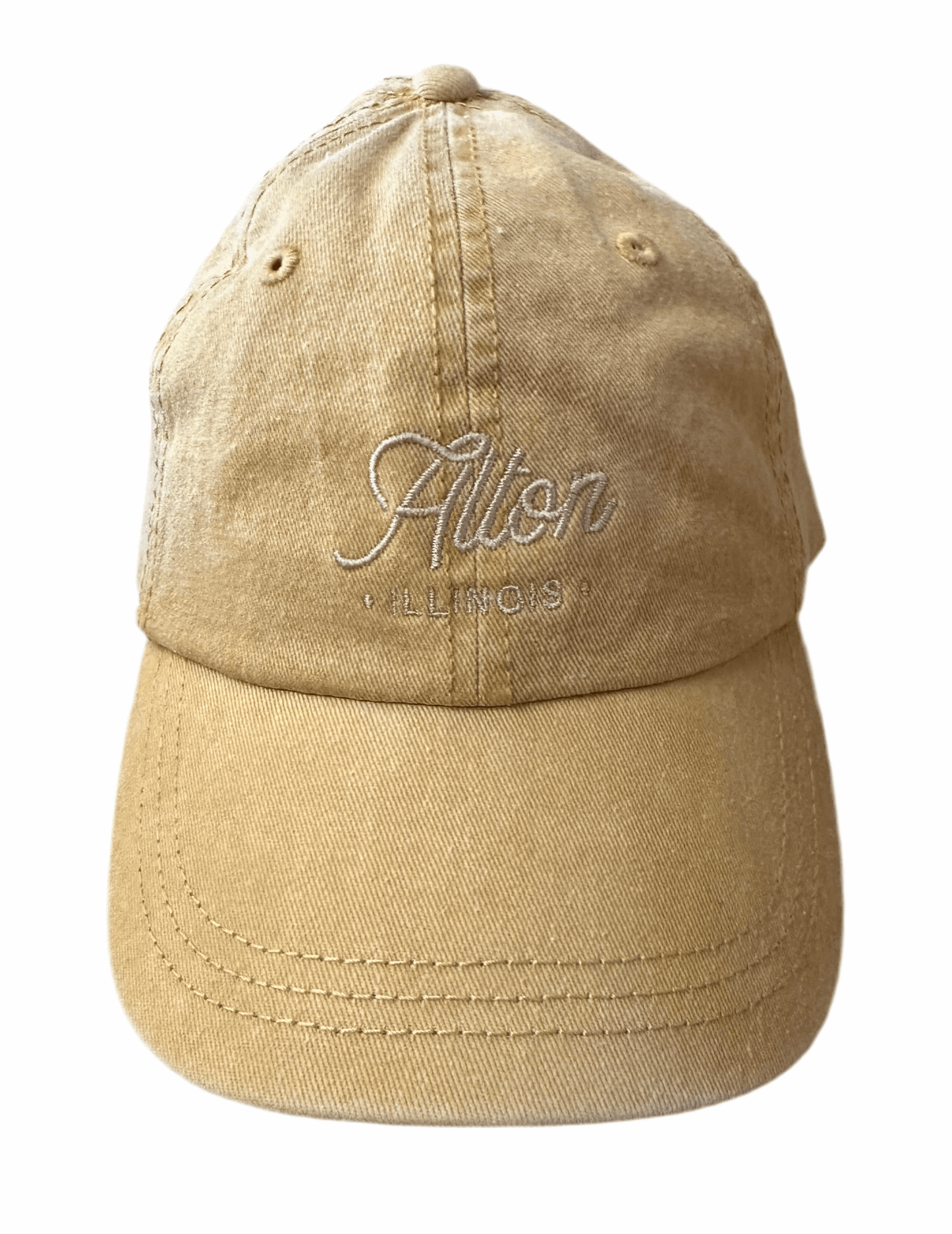 Alton Illinois Script Baseball Hat - Ruff House Print Shop