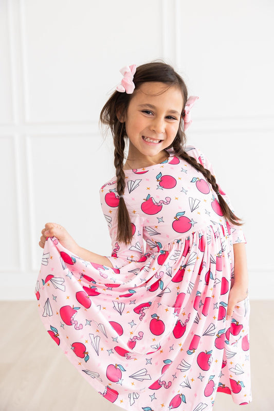 Star Student Pocket Twirl Dress