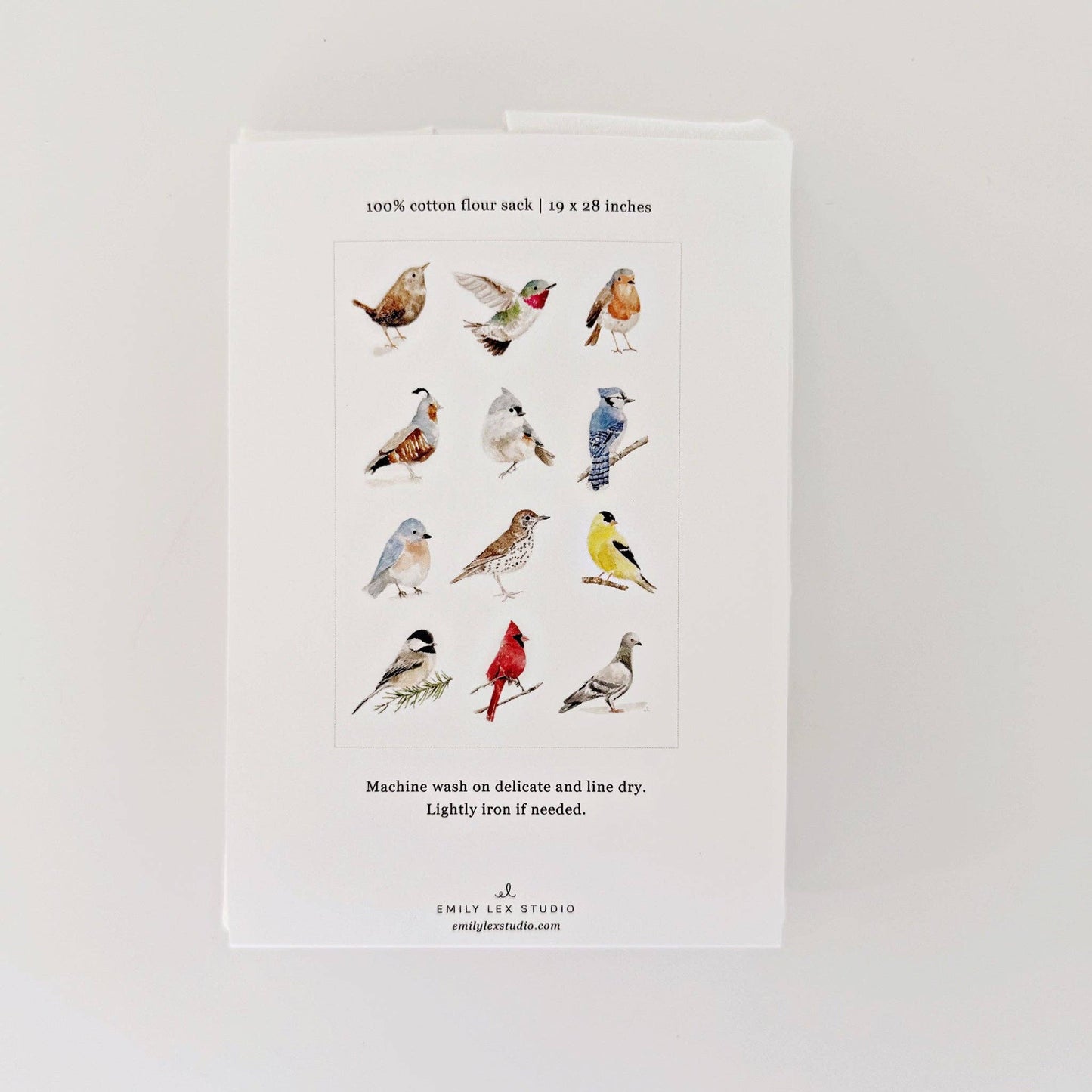 Kitchen Tea Towel - Birds - by Emily Lex - emily lex studio