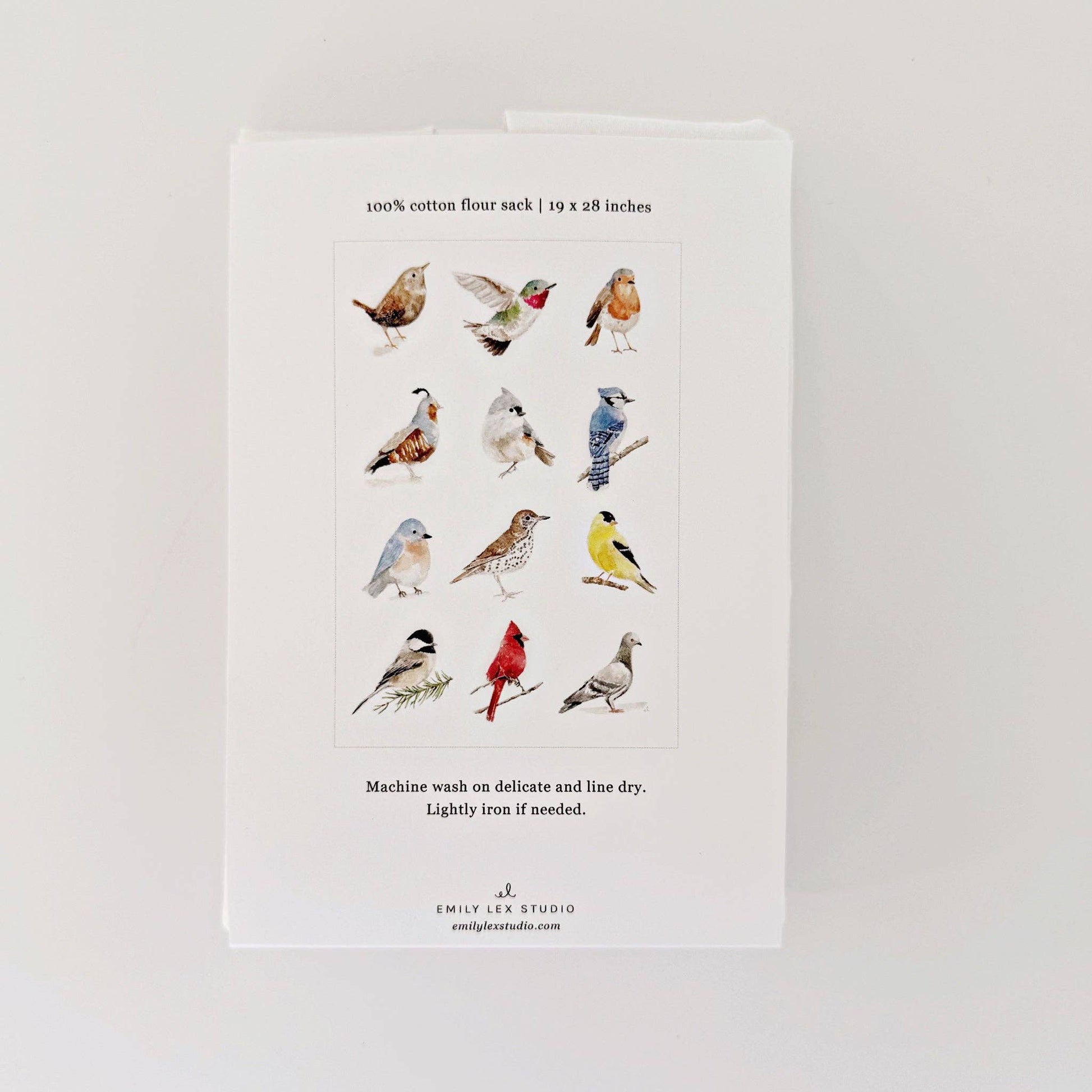 Kitchen Tea Towel - Birds - by Emily Lex - emily lex studio