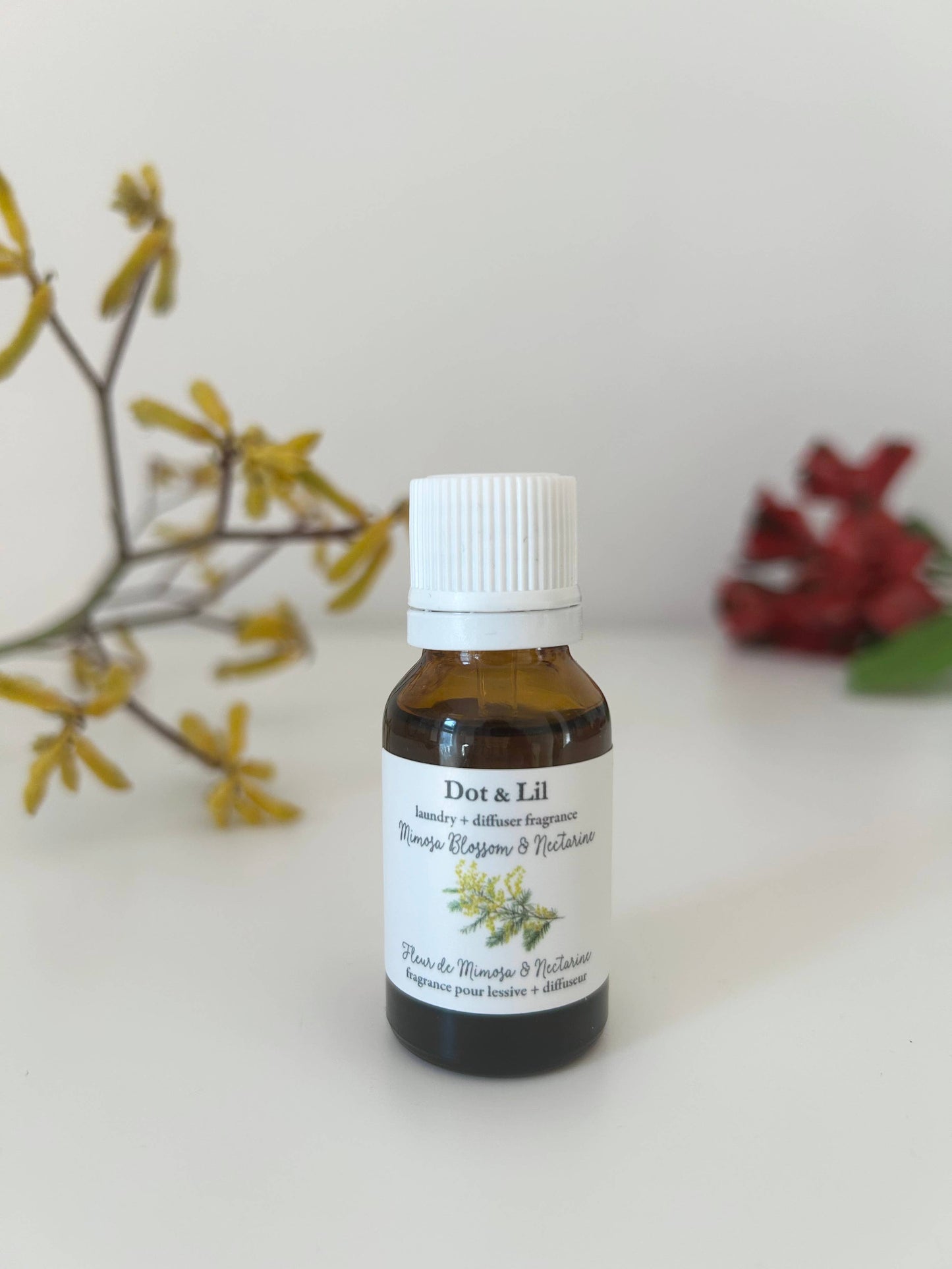 Mimosa Blossom & Nectarine laundry + diffuser fragrance oil