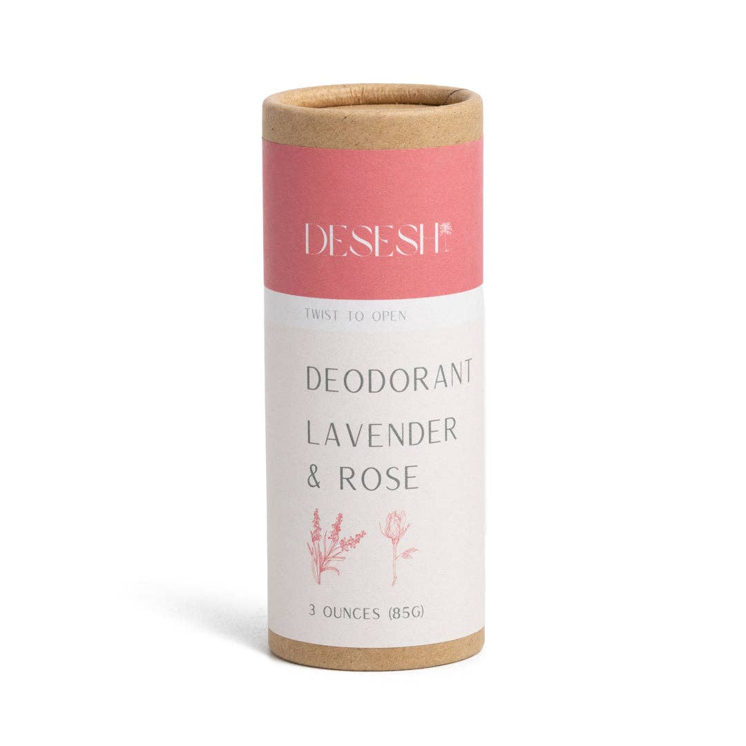 Natural Deodorant: Lavender & Rose