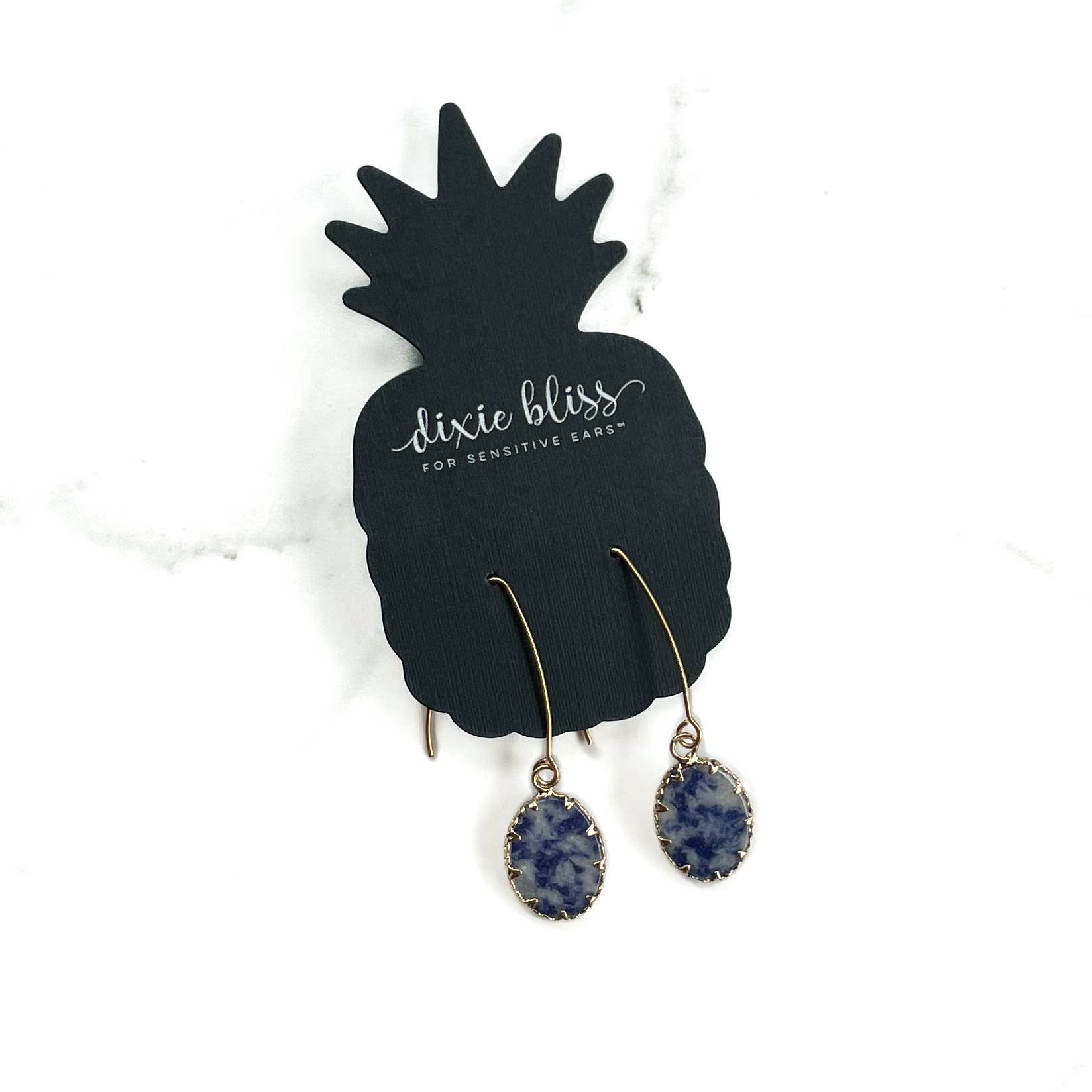 ’Worthy’ Earrings in Sodalite