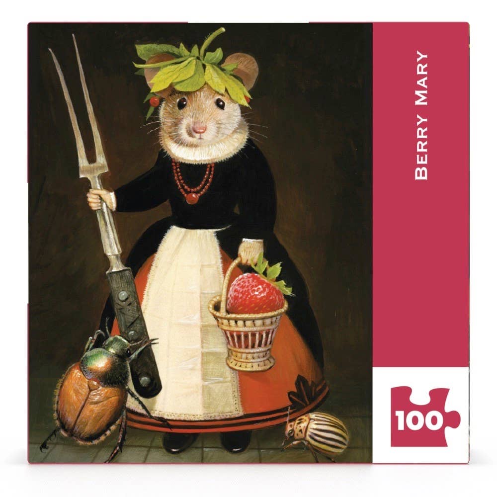 Mini Puzzle - Berry Mary - Bill Mayer - 100 piece - New York Puzzle Company