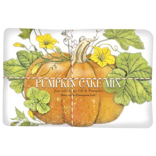 Pumpkin Cake Mix with Fall Tea Towel - Gift Set