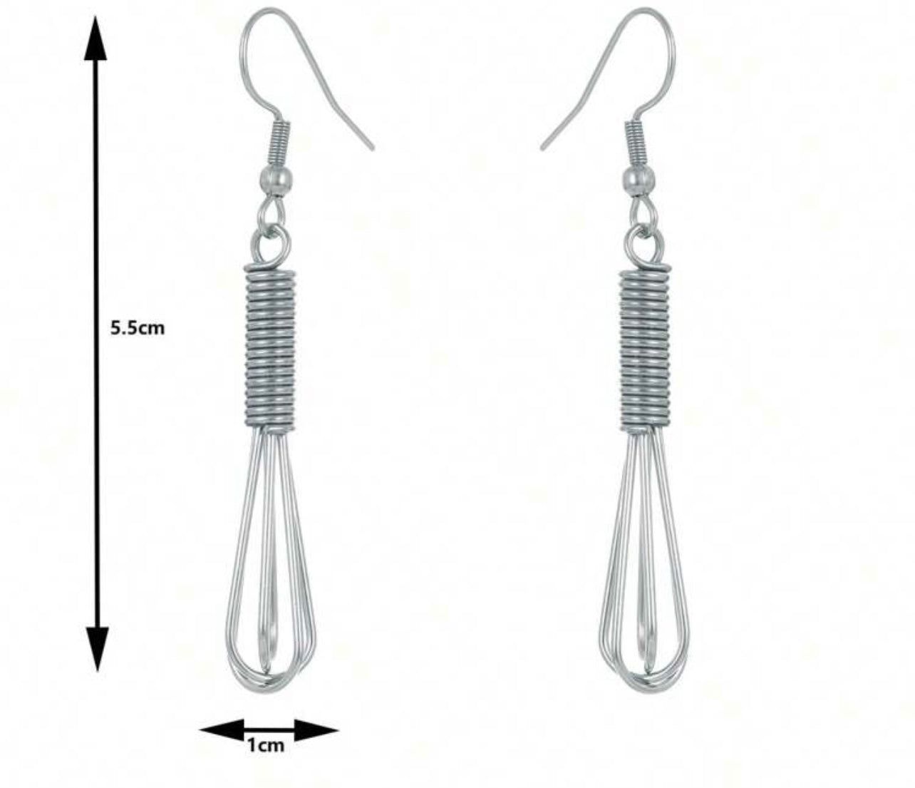 Adorable Baking Whisk Earrings