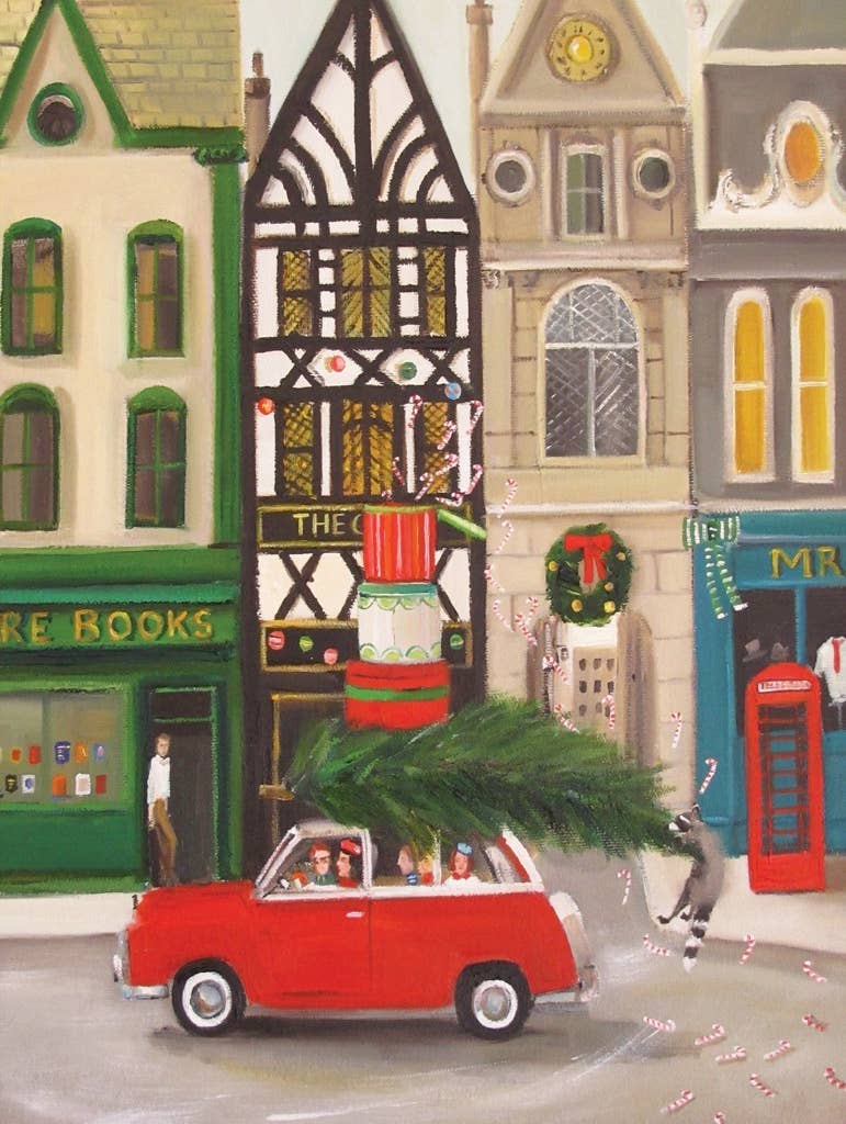 Christmas Cheer by Janet Hill - 1000 Piece Jigsaw Puzzle - New York Puzzle Company