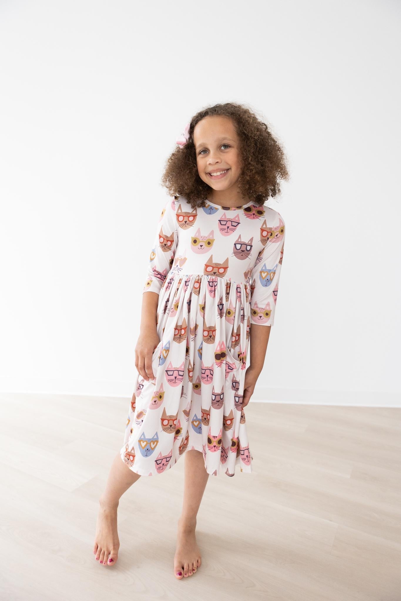 Cattitude Kitty Twirl Dress - Mila & Rose ®
