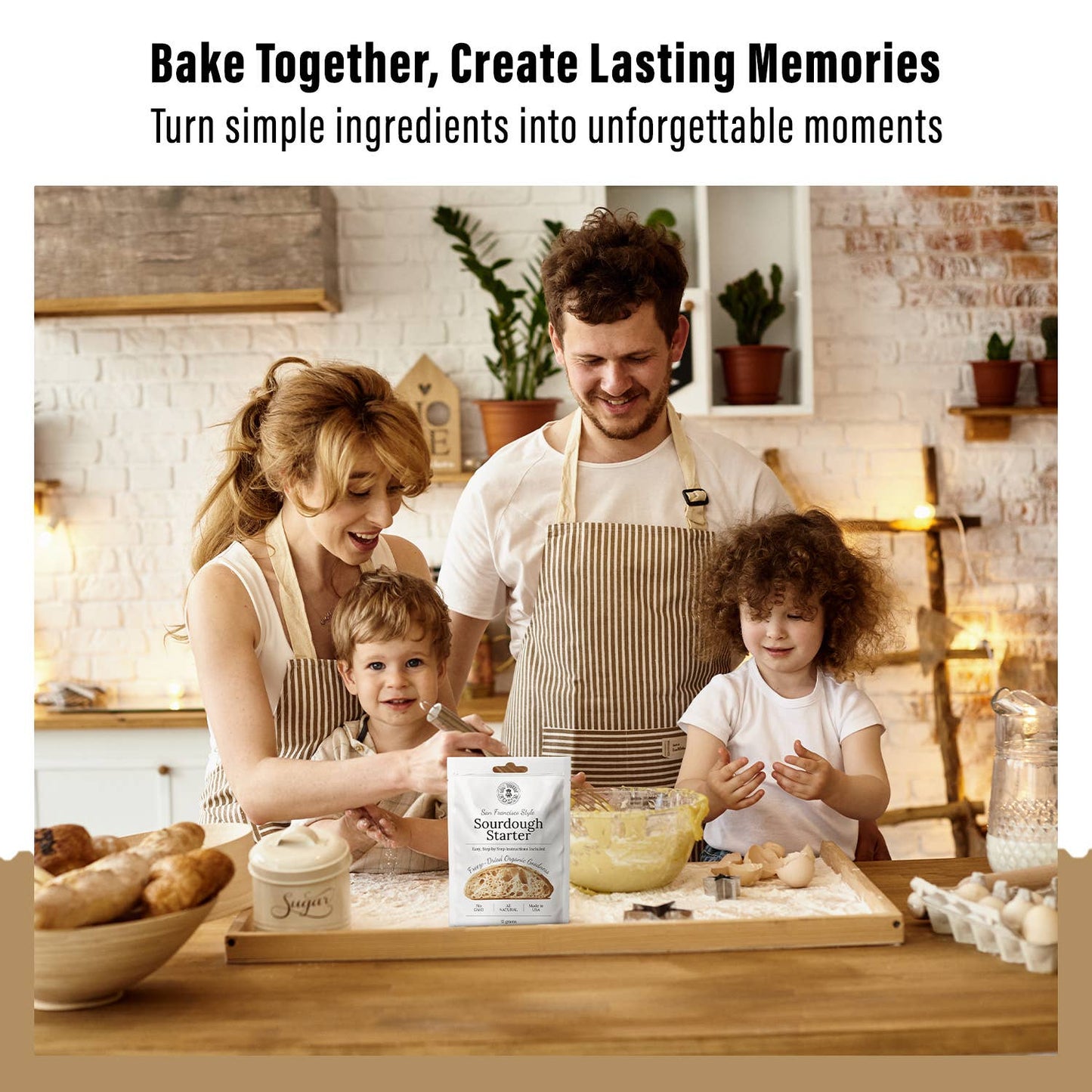 Sourdough Starter - Organic Non-GMO Freeze Dried - My Rustic Roots