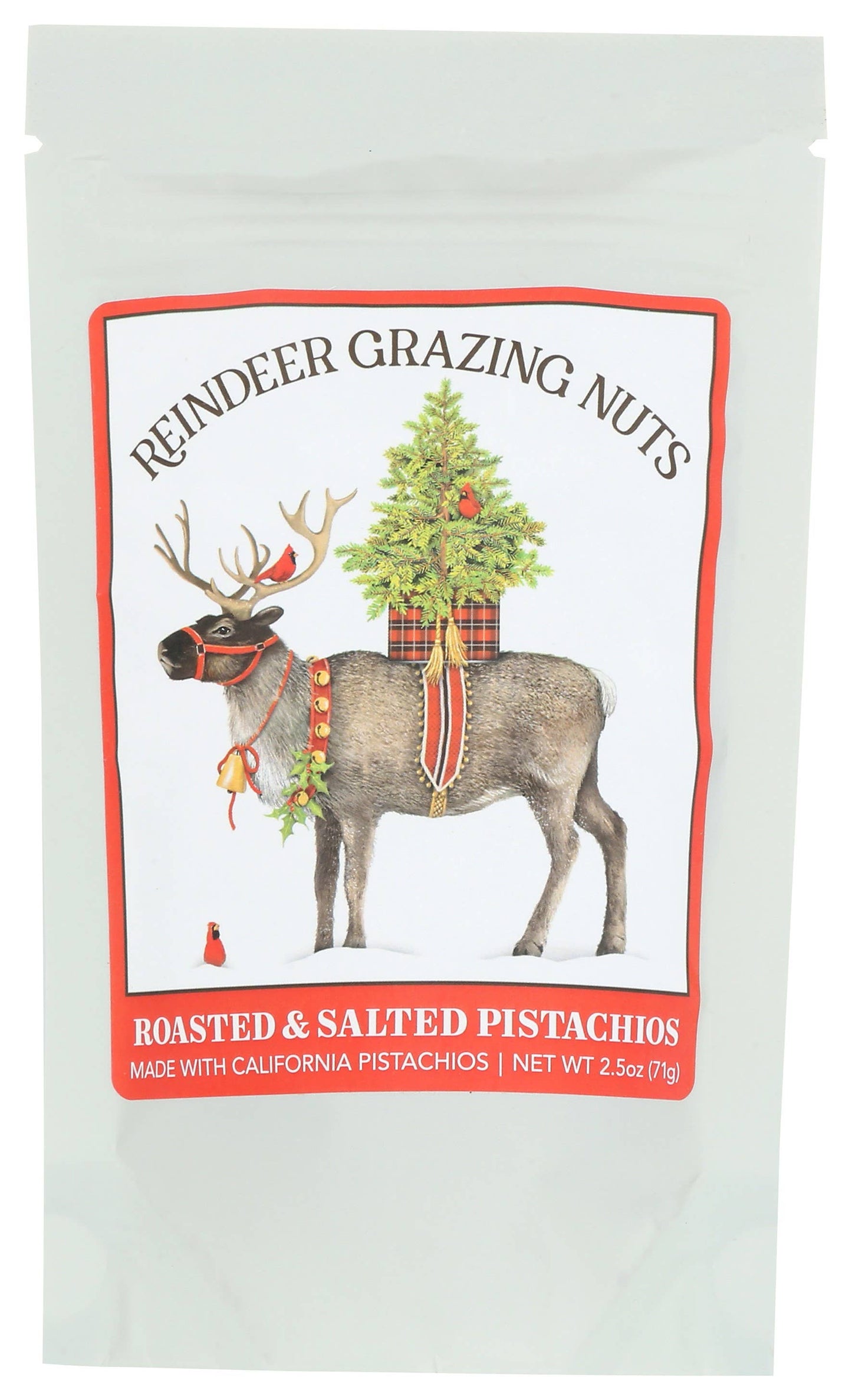 Reindeer Grazing Nuts - Roasted Salted Pistachios