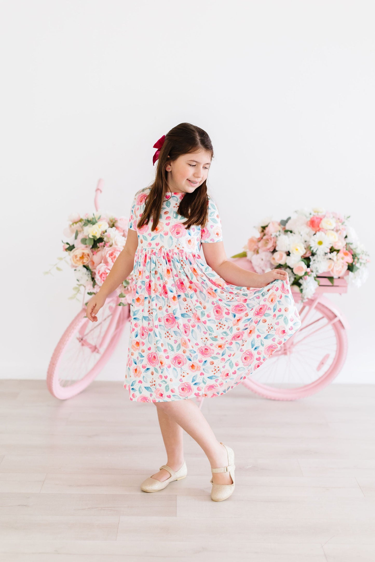 Rosettes S/S Pocket Twirl Dress