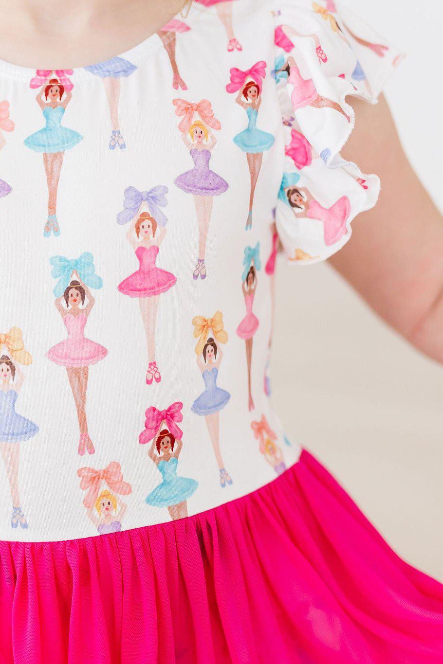 Ballerina Bows S/S Twirl Leotard