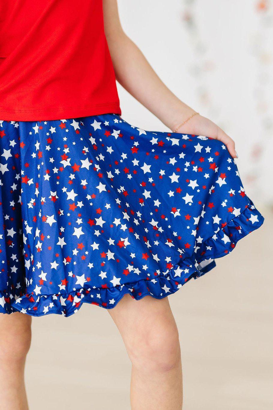 Star Bright Ruffle Twirl Skort