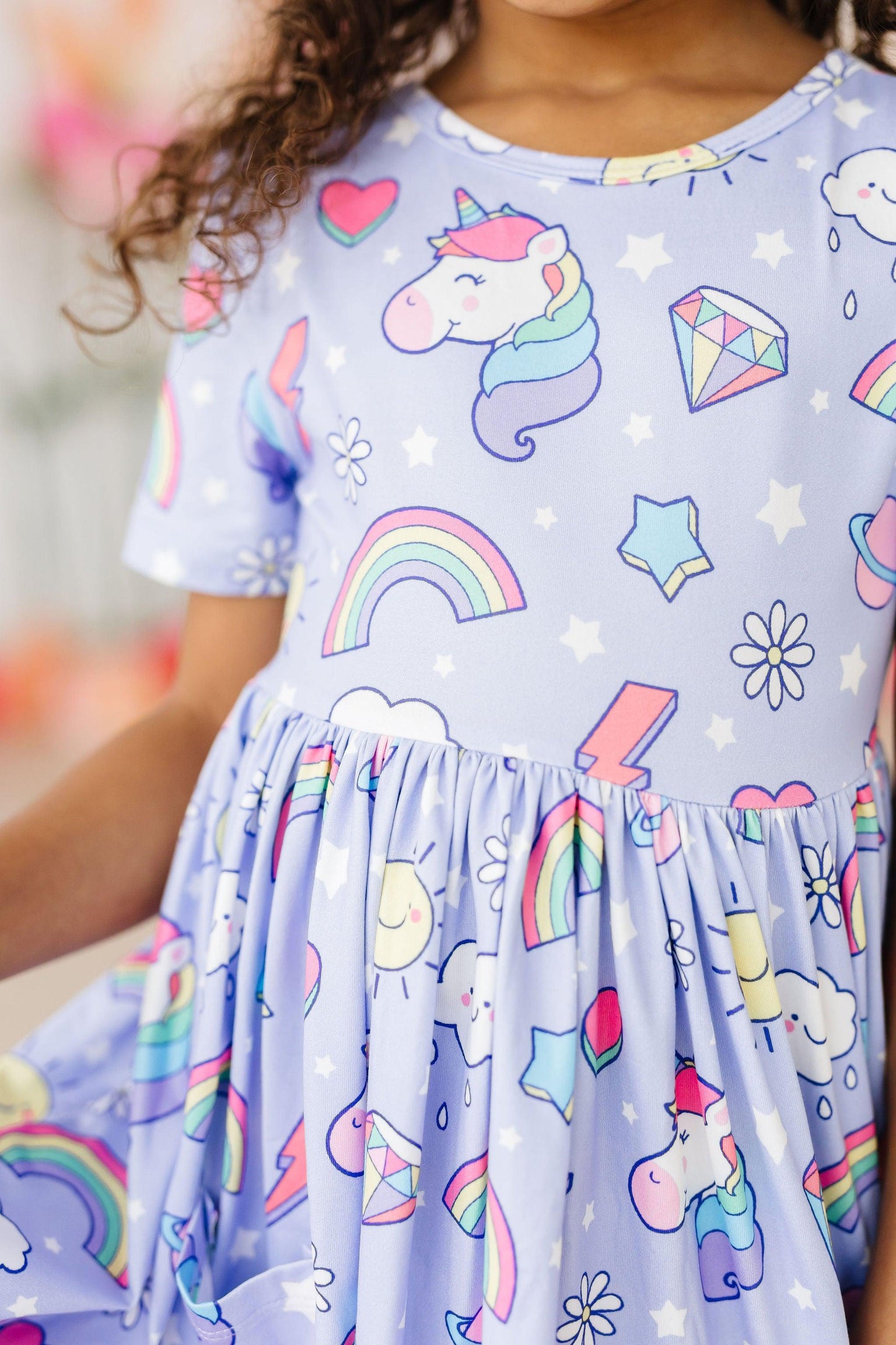 Galactic Unicorns S/S Pocket Twirl Dress