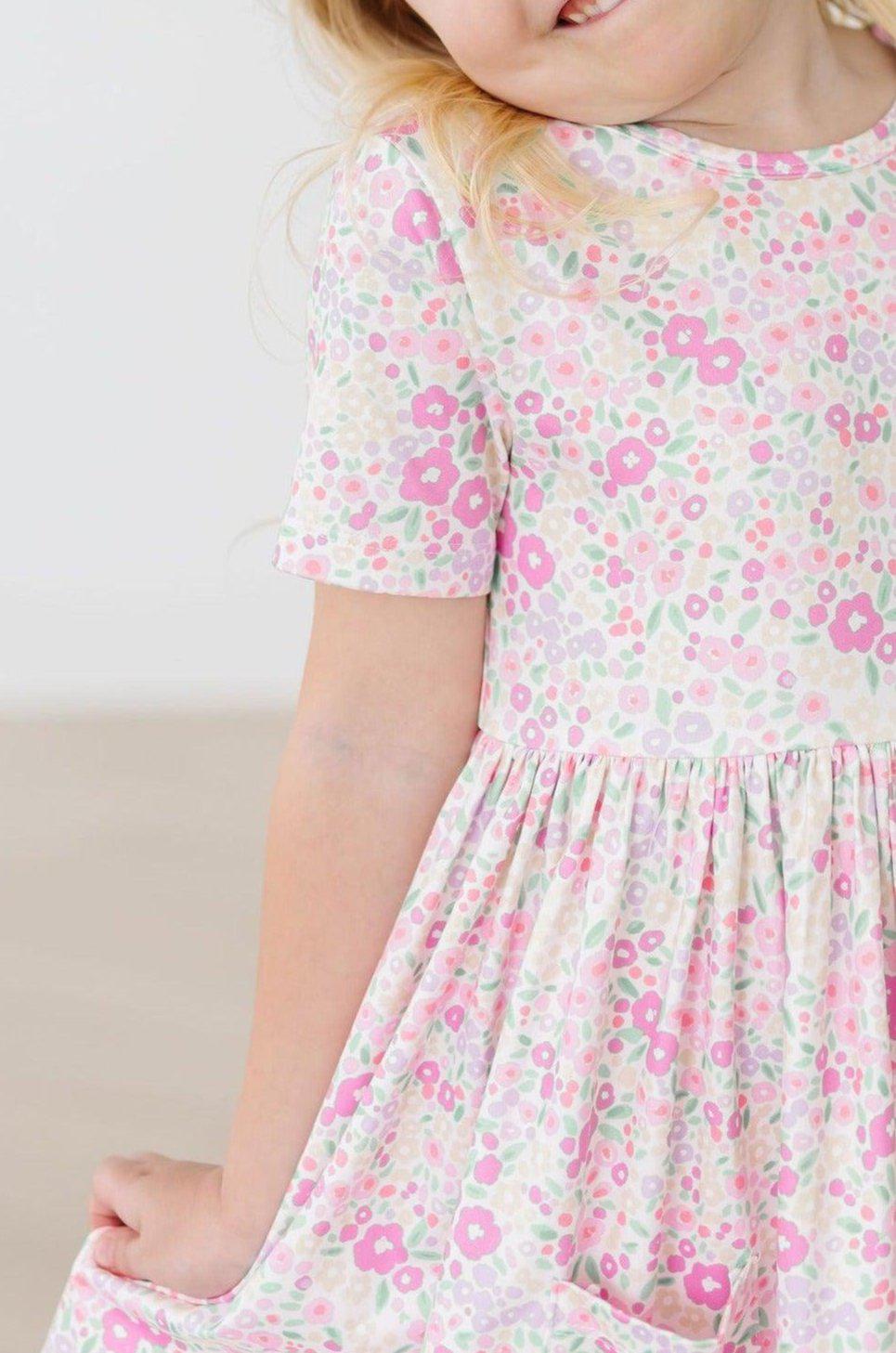 Blooming Beauty S/S Pocket Twirl Dress