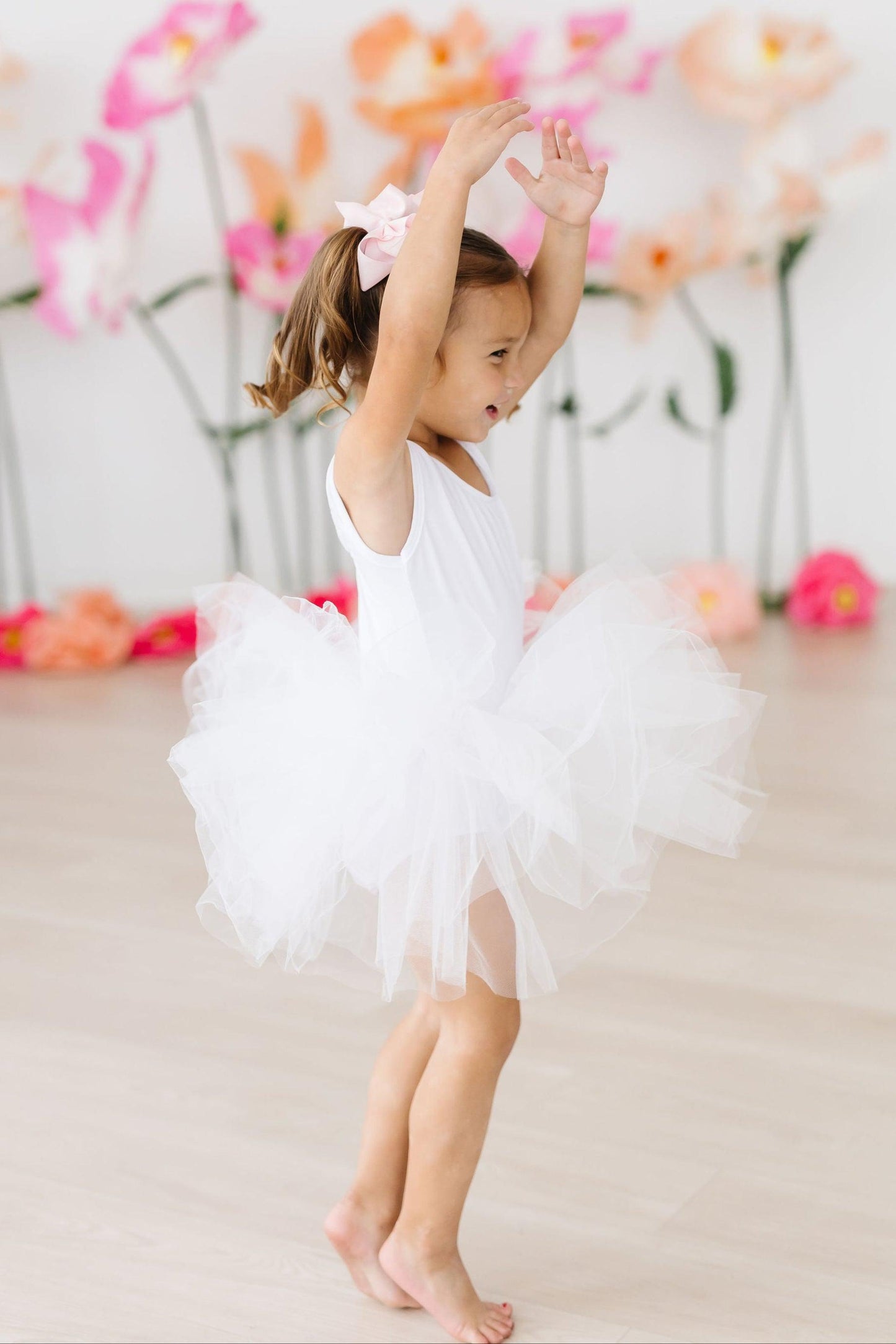 White Tank Tutu Leotard