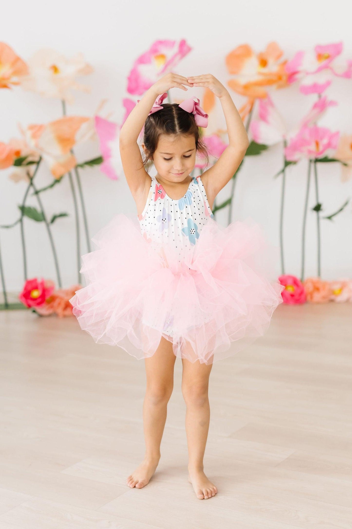 Dots & Daisies Tank Tutu Leotard