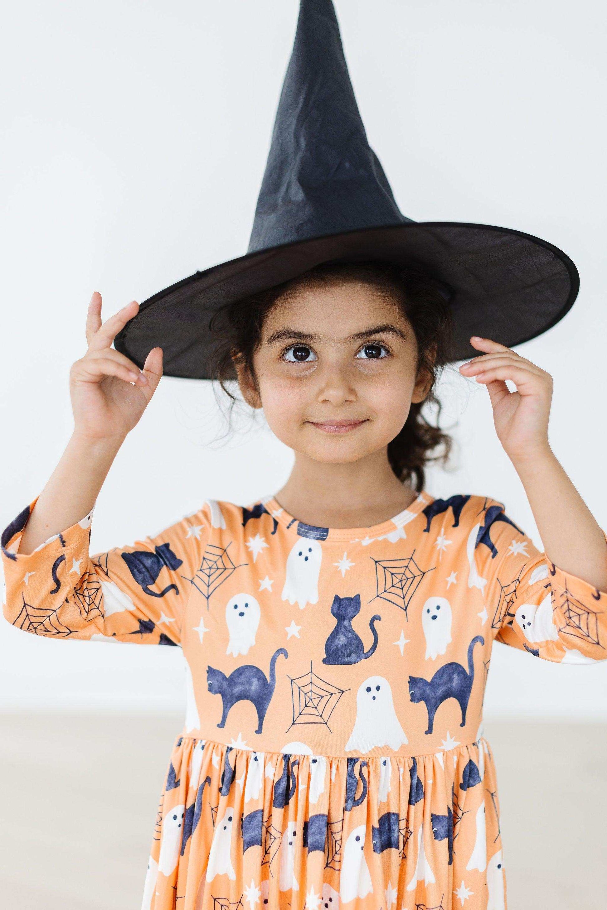 Spooky Kitty Halloween Twirl Dress - Mila & Rose ®
