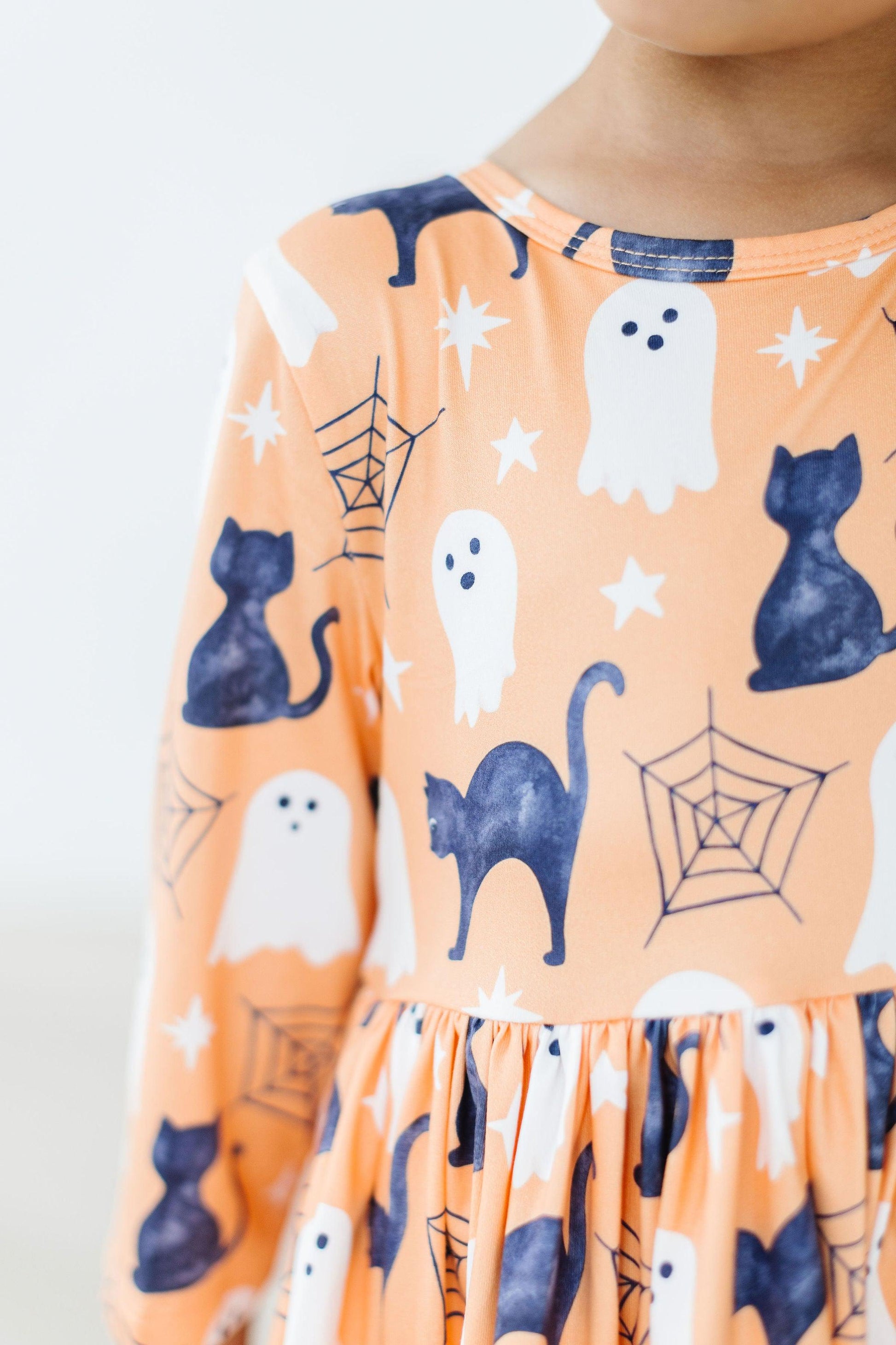 Spooky Kitty Halloween Twirl Dress - Mila & Rose ®