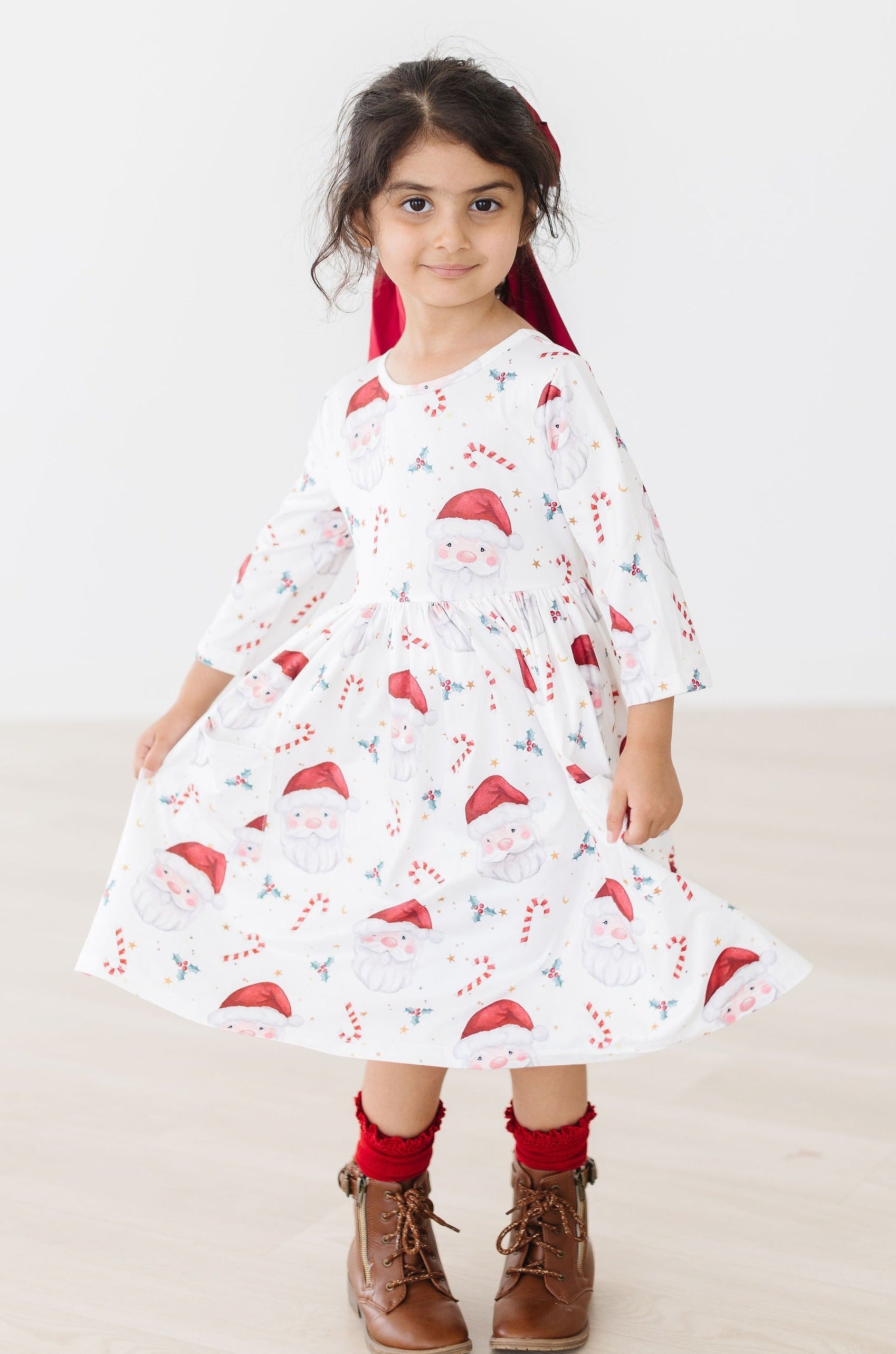 Mistletoe Magic Christmas Twirl Dress - Mila & Rose ®