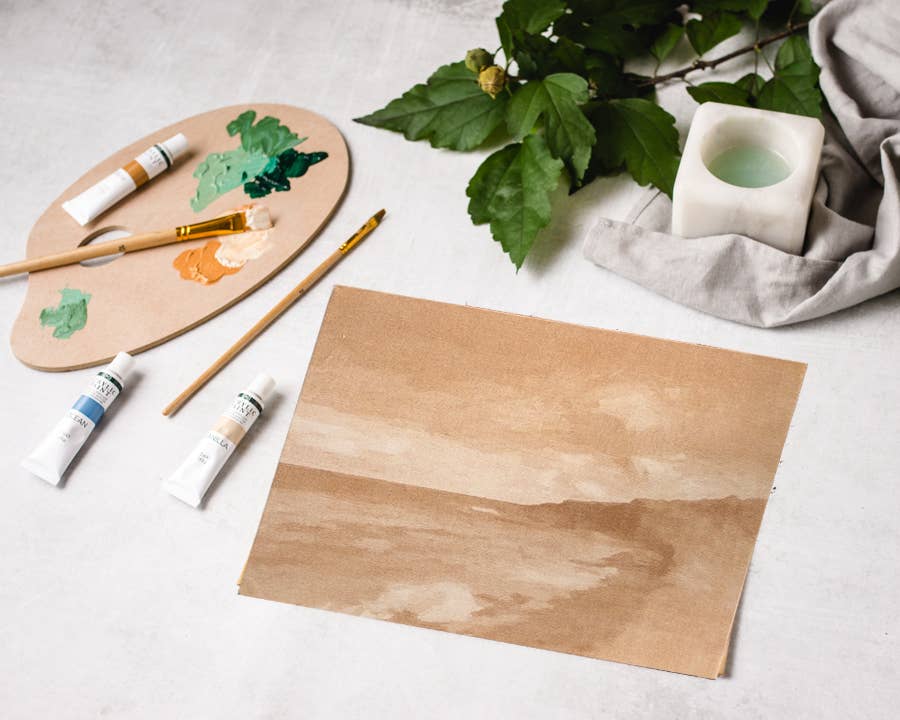 Impressionism Painting Kit - Seashore Path - Cate Paper Co.