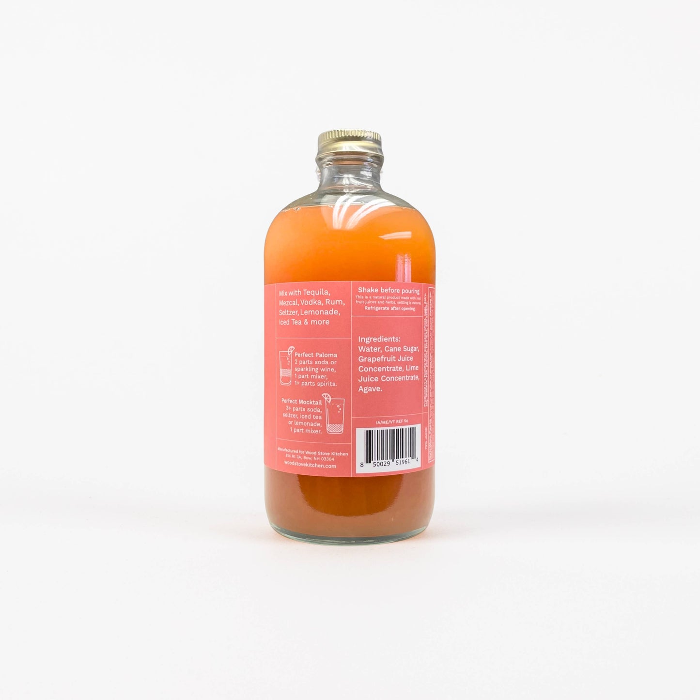 Paloma Cocktail Mixer - Grapefruit & Lime - Wood Stove Kitchen