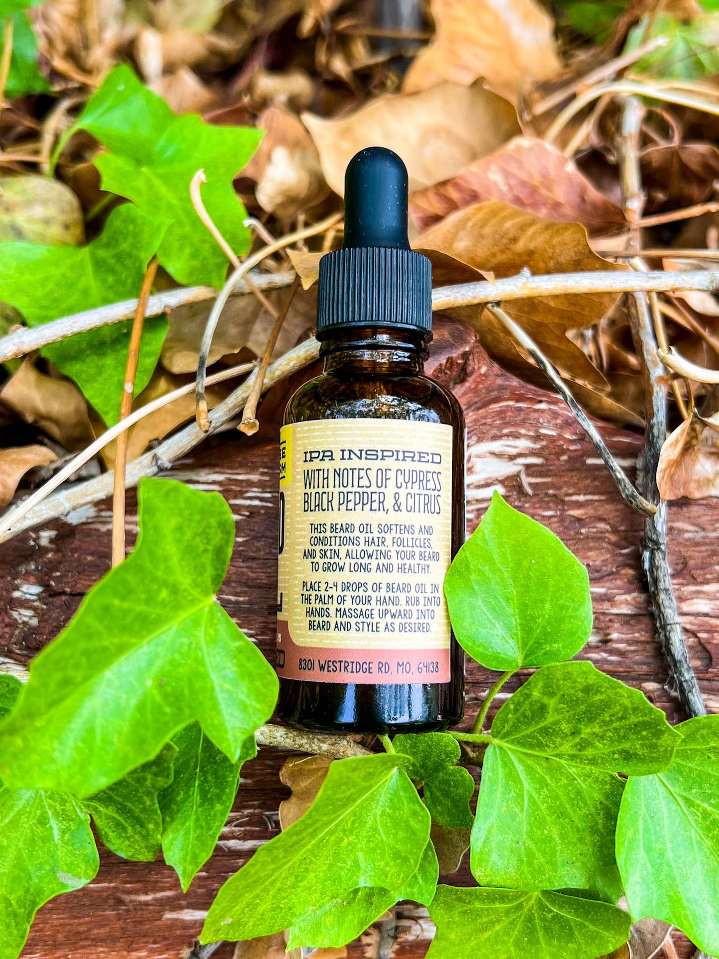 Beard Oil - IPA - Made with Beeswax, Propolis and Lanolin