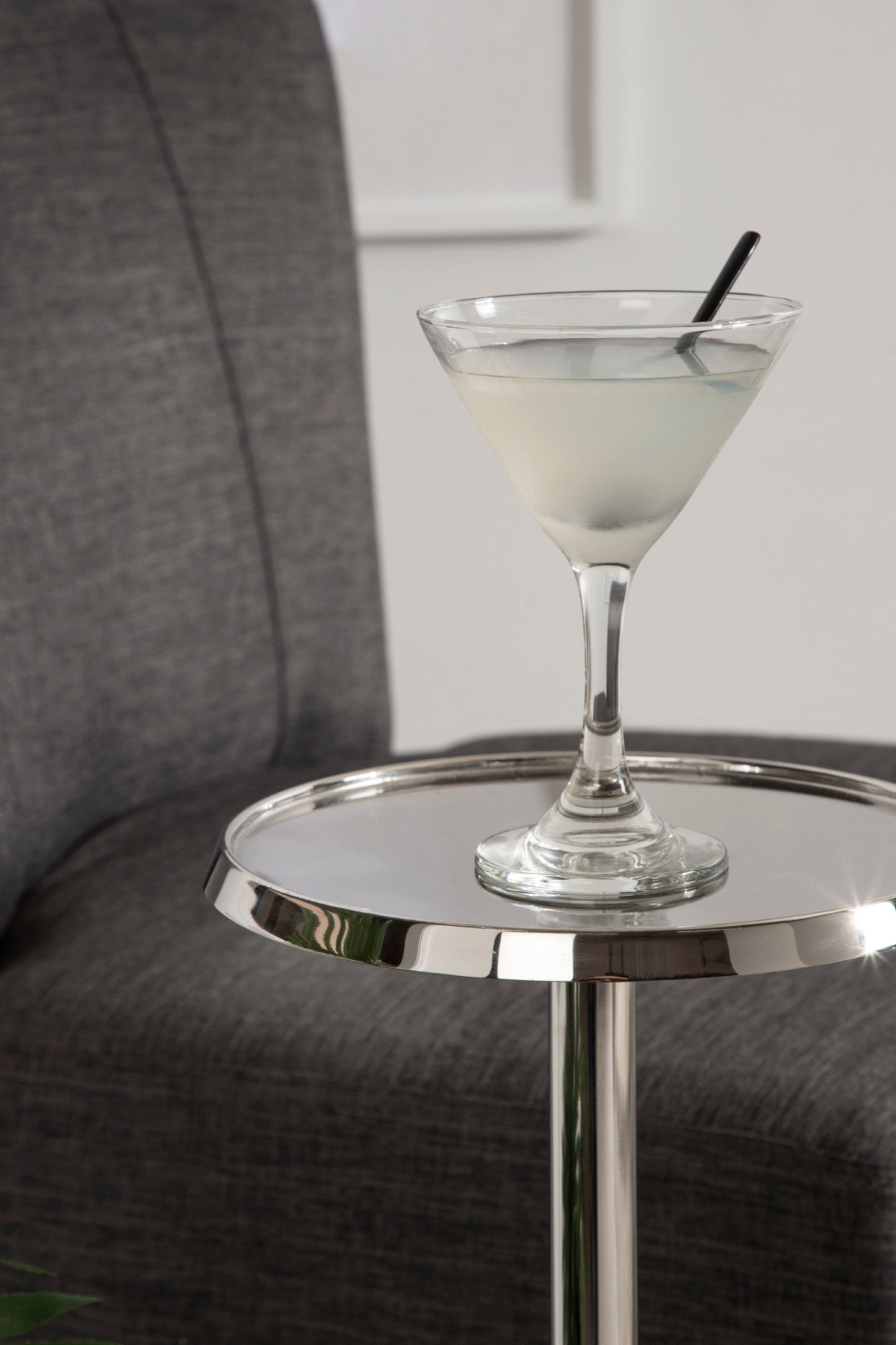 Sanzo Metal Cocktail Table or Plant Stand