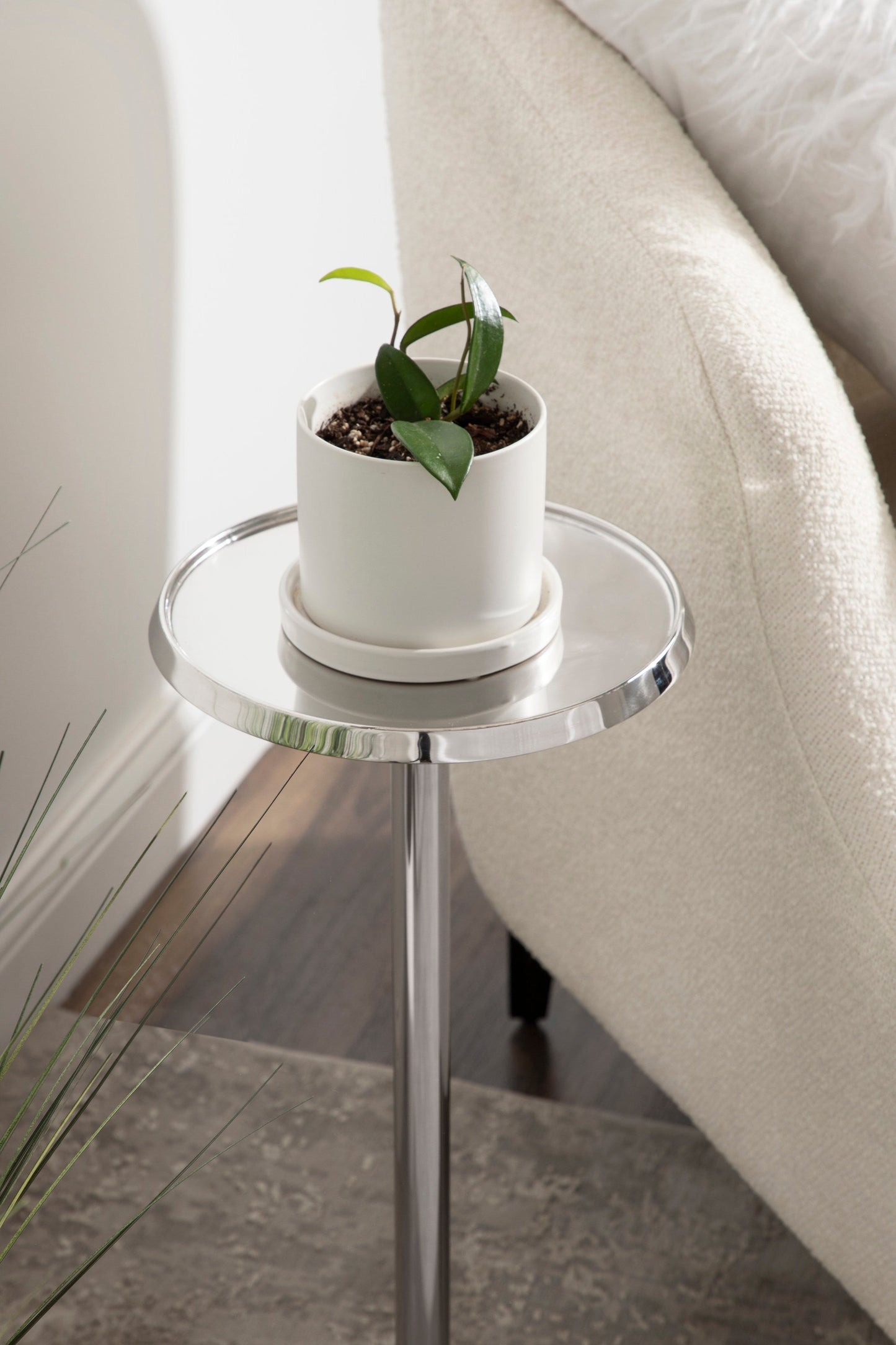 Sanzo Metal Cocktail Table or Plant Stand